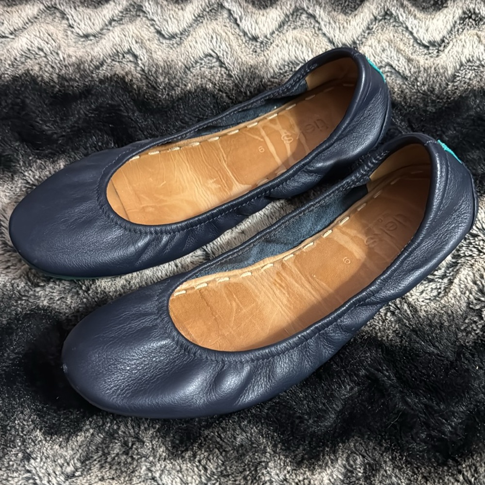 TIEKS Ballet Flats — 9 — California Navy - Picture 3 of 12